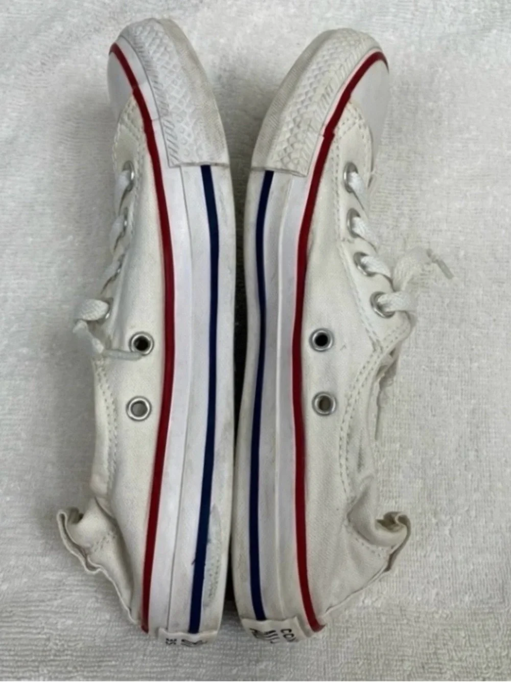 Converse Women White Chuck Taylor All Star Shoreline Slip Low Top Sneaker Size 7